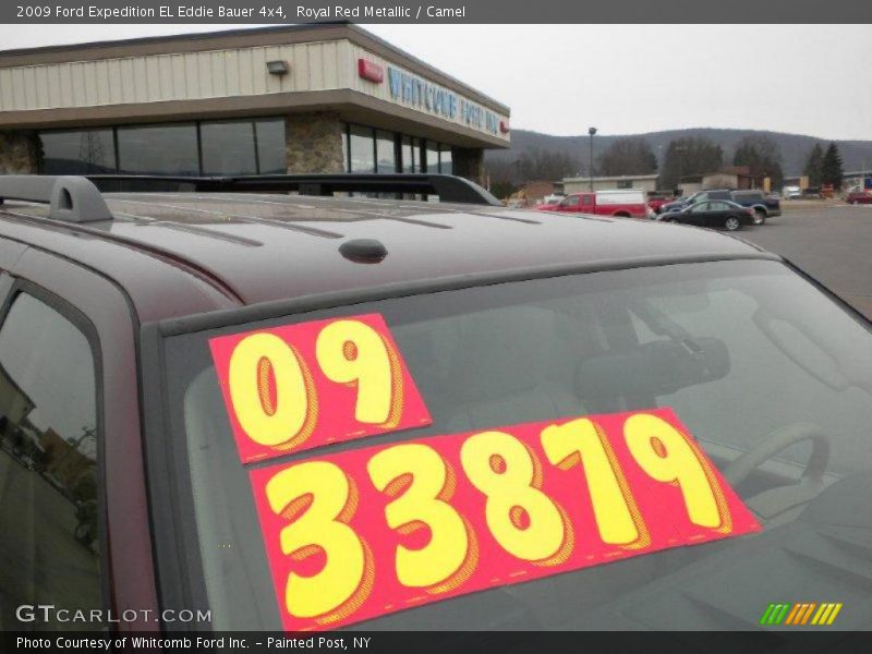 Royal Red Metallic / Camel 2009 Ford Expedition EL Eddie Bauer 4x4