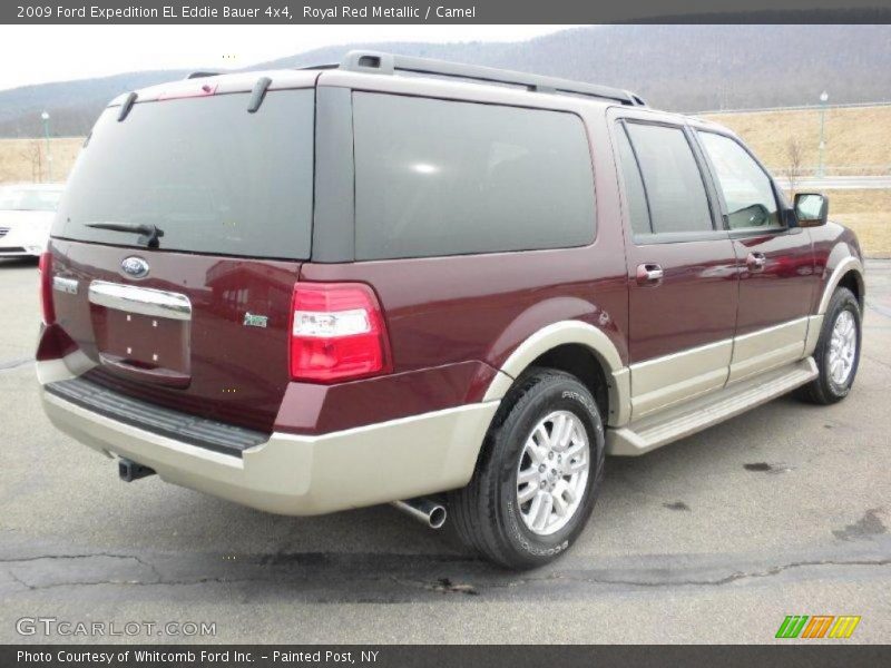Royal Red Metallic / Camel 2009 Ford Expedition EL Eddie Bauer 4x4