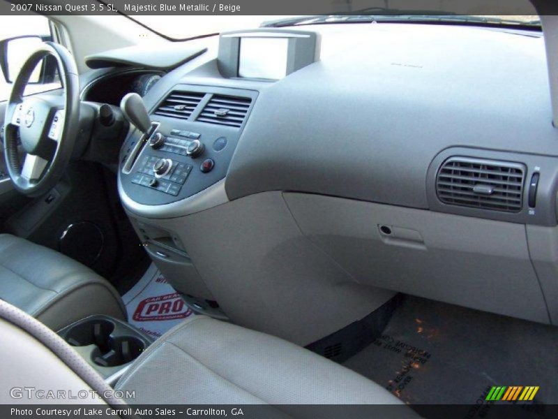 Majestic Blue Metallic / Beige 2007 Nissan Quest 3.5 SL