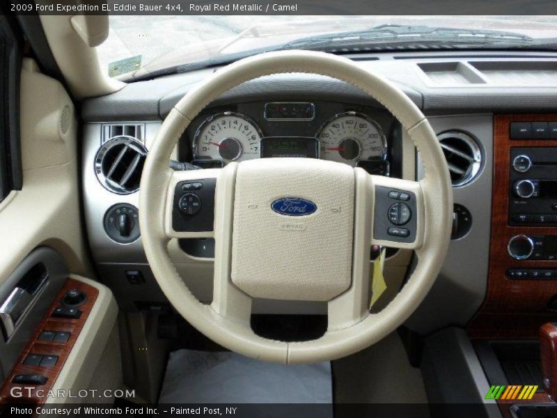 Royal Red Metallic / Camel 2009 Ford Expedition EL Eddie Bauer 4x4