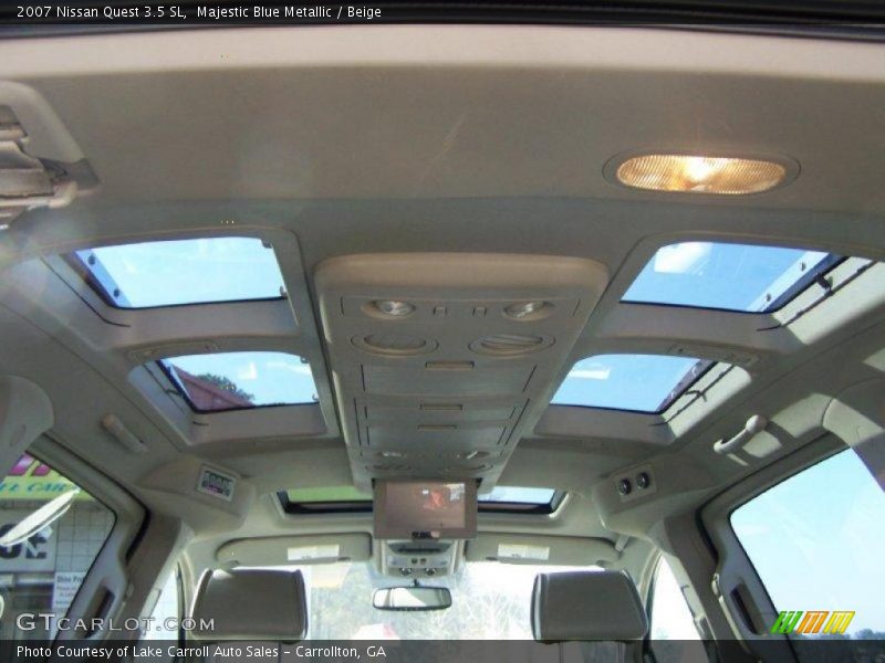 Majestic Blue Metallic / Beige 2007 Nissan Quest 3.5 SL