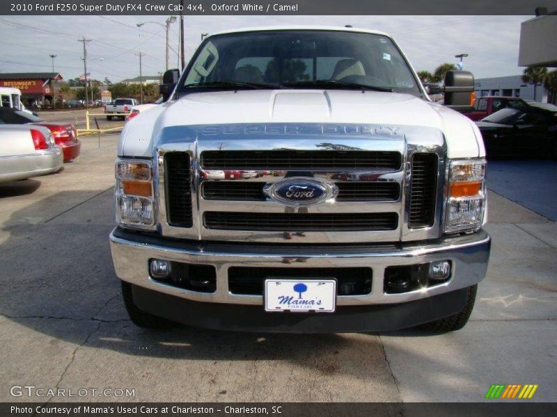 Oxford White / Camel 2010 Ford F250 Super Duty FX4 Crew Cab 4x4