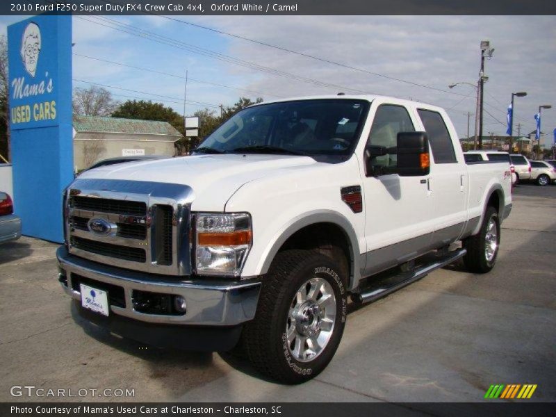 Oxford White / Camel 2010 Ford F250 Super Duty FX4 Crew Cab 4x4