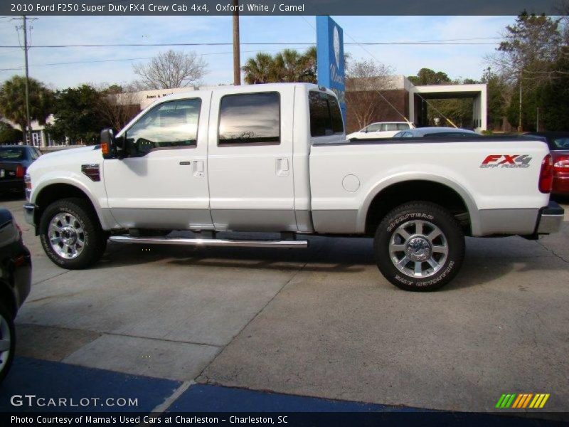 Oxford White / Camel 2010 Ford F250 Super Duty FX4 Crew Cab 4x4