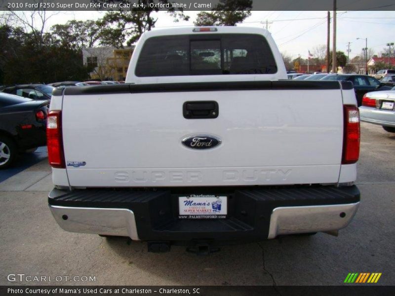 Oxford White / Camel 2010 Ford F250 Super Duty FX4 Crew Cab 4x4