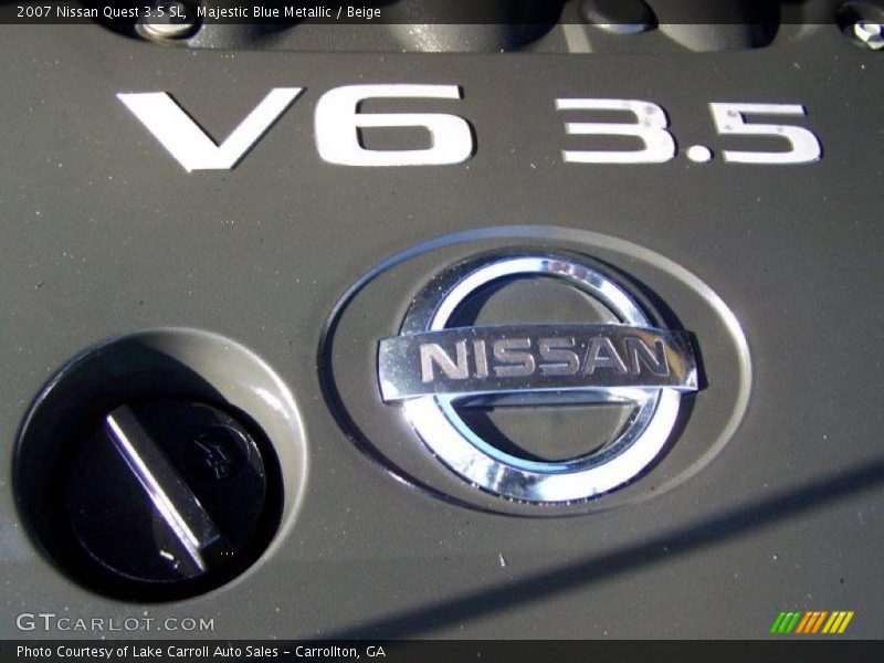 Majestic Blue Metallic / Beige 2007 Nissan Quest 3.5 SL