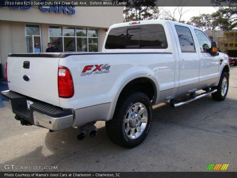 Oxford White / Camel 2010 Ford F250 Super Duty FX4 Crew Cab 4x4