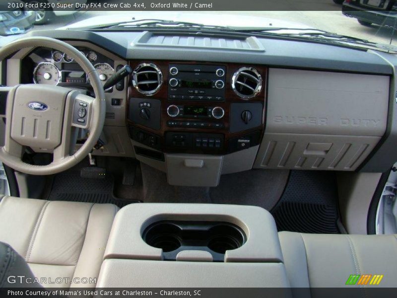Oxford White / Camel 2010 Ford F250 Super Duty FX4 Crew Cab 4x4