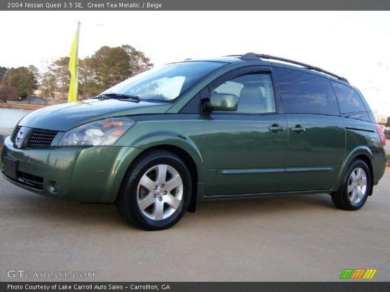 Green Tea Metallic / Beige 2004 Nissan Quest 3.5 SE