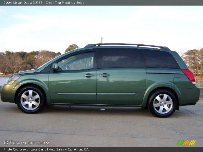 Green Tea Metallic / Beige 2004 Nissan Quest 3.5 SE