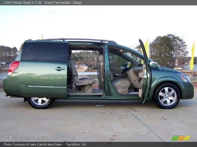 Green Tea Metallic / Beige 2004 Nissan Quest 3.5 SE