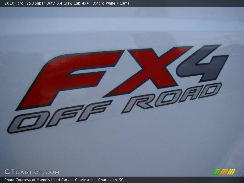 Oxford White / Camel 2010 Ford F250 Super Duty FX4 Crew Cab 4x4
