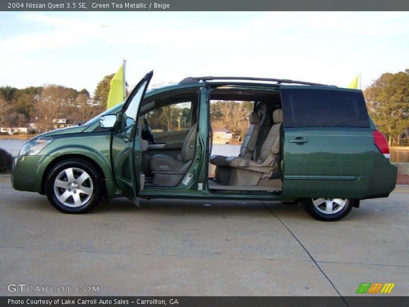 Green Tea Metallic / Beige 2004 Nissan Quest 3.5 SE