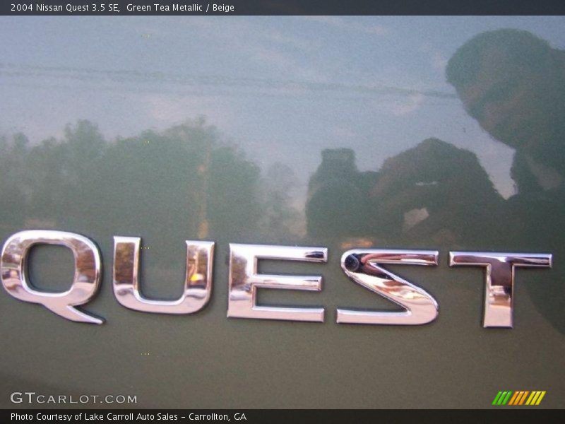 Green Tea Metallic / Beige 2004 Nissan Quest 3.5 SE