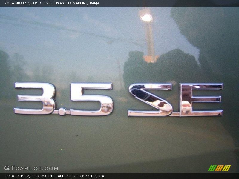 Green Tea Metallic / Beige 2004 Nissan Quest 3.5 SE