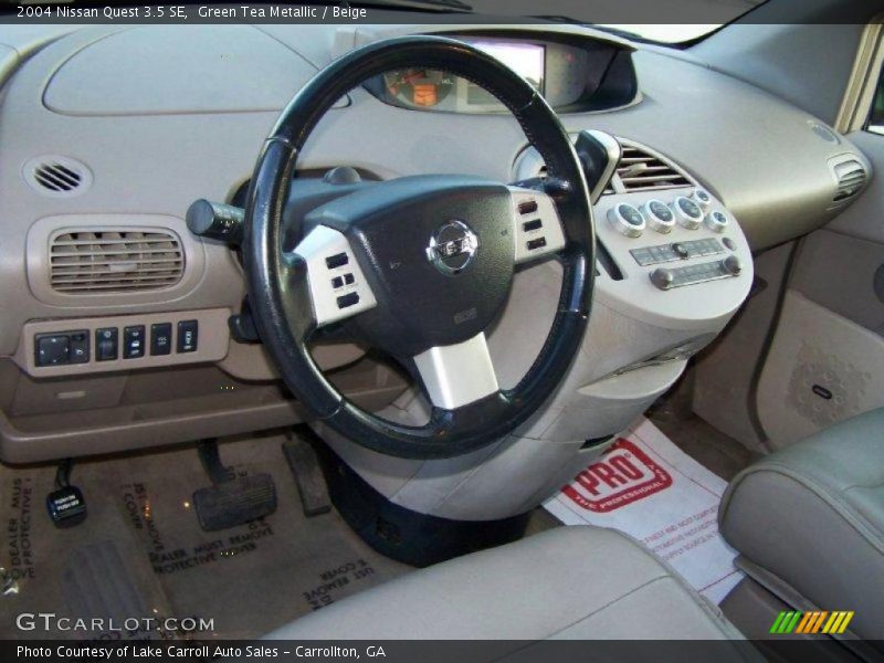 Green Tea Metallic / Beige 2004 Nissan Quest 3.5 SE