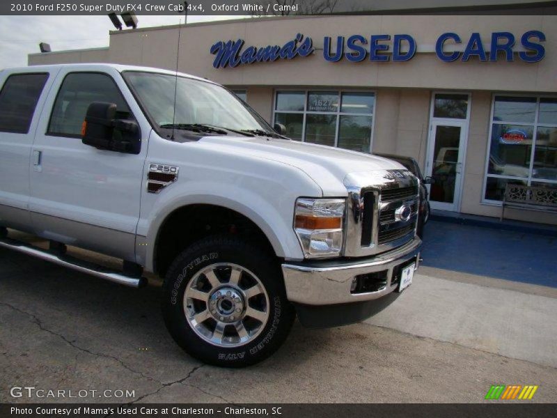 Oxford White / Camel 2010 Ford F250 Super Duty FX4 Crew Cab 4x4