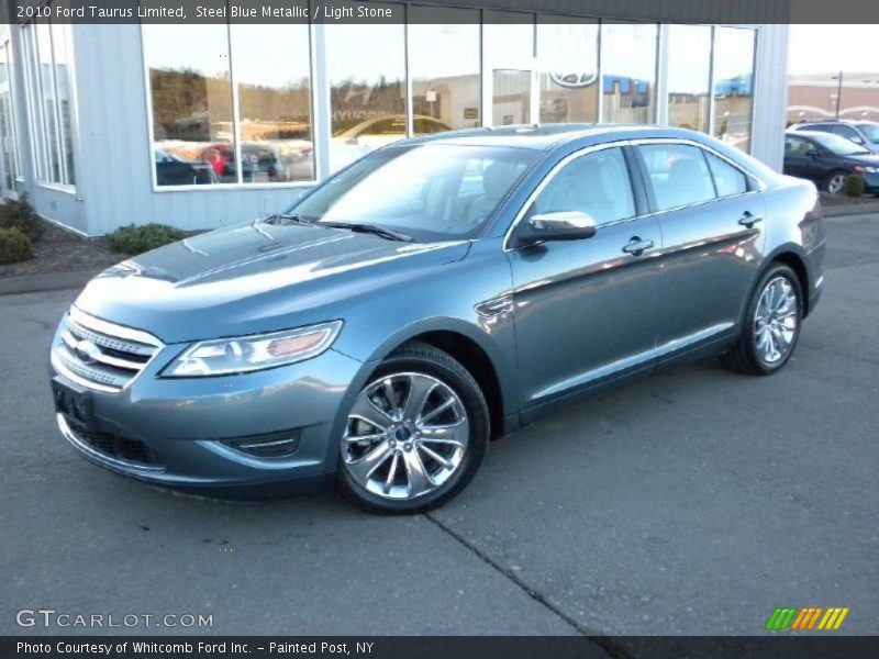Steel Blue Metallic / Light Stone 2010 Ford Taurus Limited