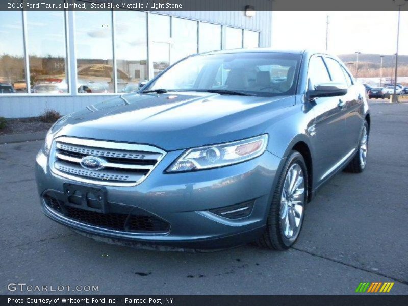 Steel Blue Metallic / Light Stone 2010 Ford Taurus Limited