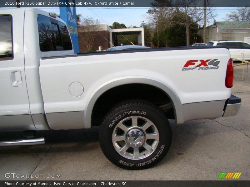 Oxford White / Camel 2010 Ford F250 Super Duty FX4 Crew Cab 4x4
