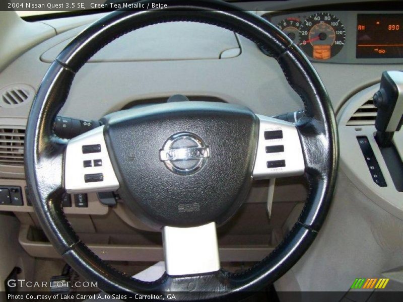 Green Tea Metallic / Beige 2004 Nissan Quest 3.5 SE