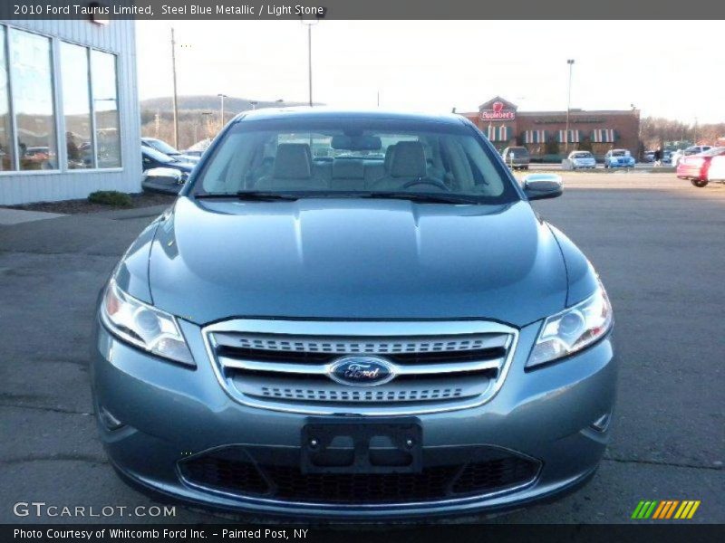 Steel Blue Metallic / Light Stone 2010 Ford Taurus Limited