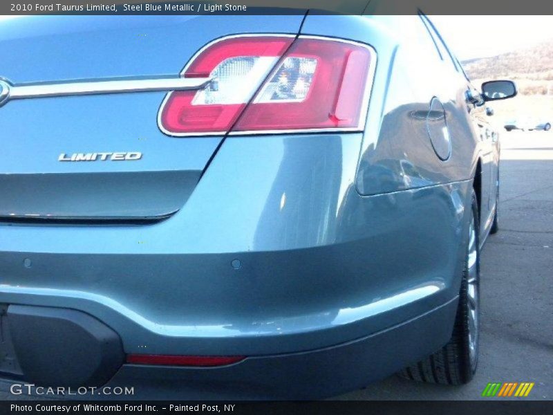 Steel Blue Metallic / Light Stone 2010 Ford Taurus Limited