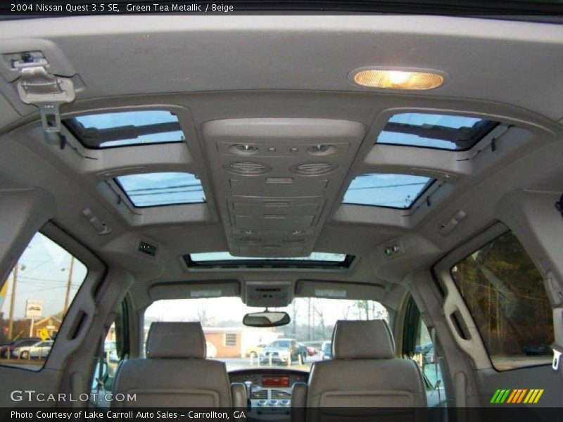 Green Tea Metallic / Beige 2004 Nissan Quest 3.5 SE