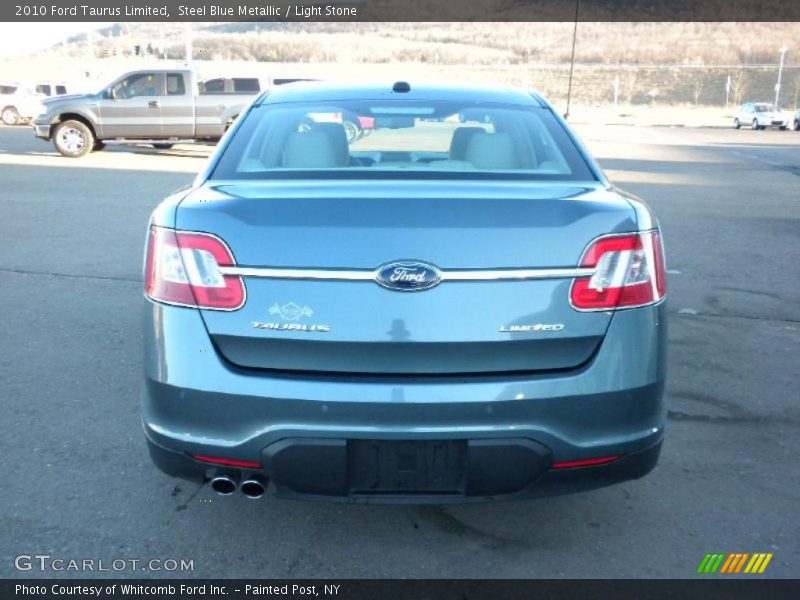 Steel Blue Metallic / Light Stone 2010 Ford Taurus Limited