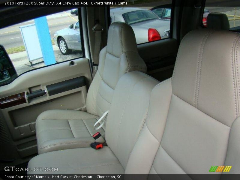 Oxford White / Camel 2010 Ford F250 Super Duty FX4 Crew Cab 4x4