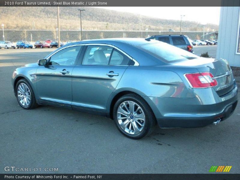 Steel Blue Metallic / Light Stone 2010 Ford Taurus Limited