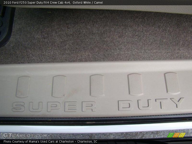 Oxford White / Camel 2010 Ford F250 Super Duty FX4 Crew Cab 4x4