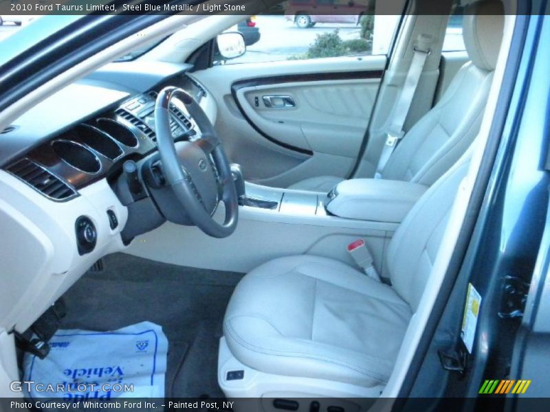 Steel Blue Metallic / Light Stone 2010 Ford Taurus Limited