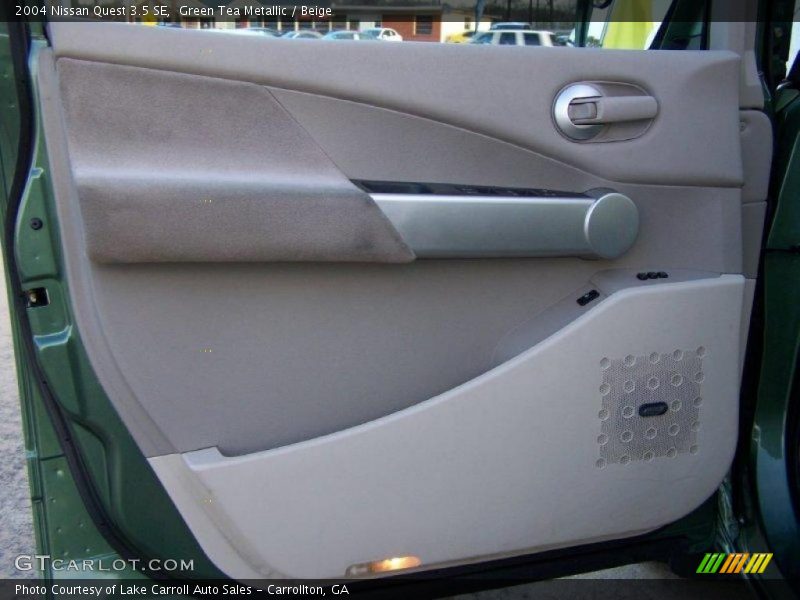 Green Tea Metallic / Beige 2004 Nissan Quest 3.5 SE