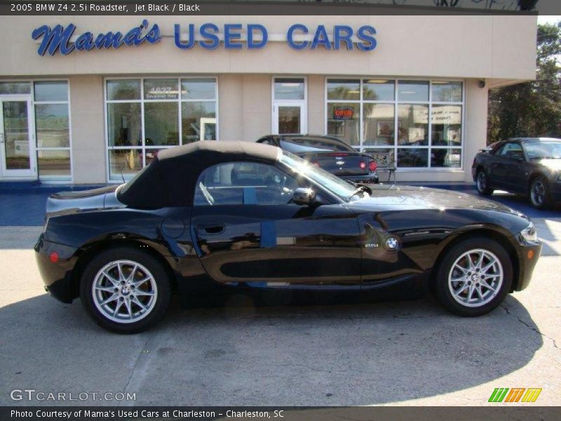 Jet Black / Black 2005 BMW Z4 2.5i Roadster