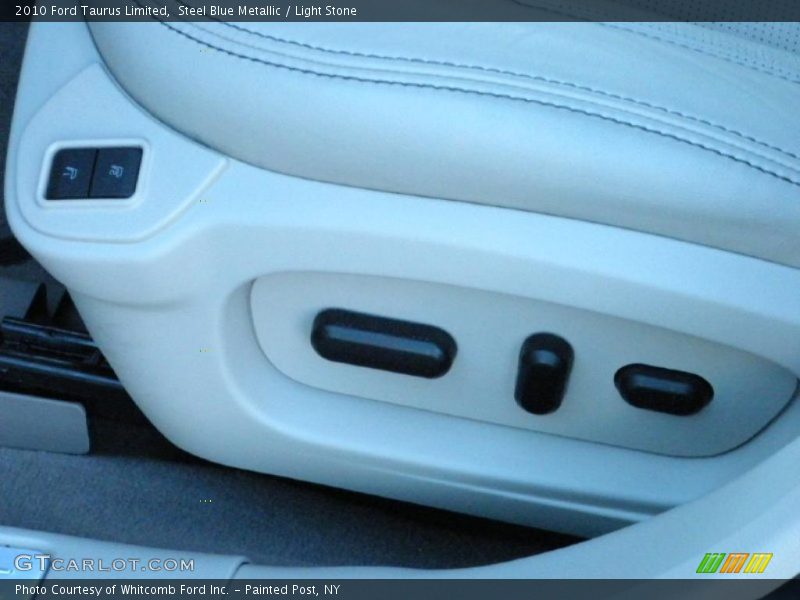 Steel Blue Metallic / Light Stone 2010 Ford Taurus Limited