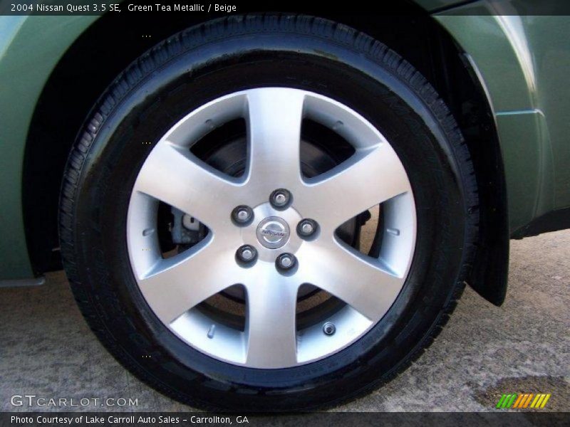 Green Tea Metallic / Beige 2004 Nissan Quest 3.5 SE