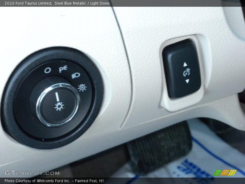 Steel Blue Metallic / Light Stone 2010 Ford Taurus Limited