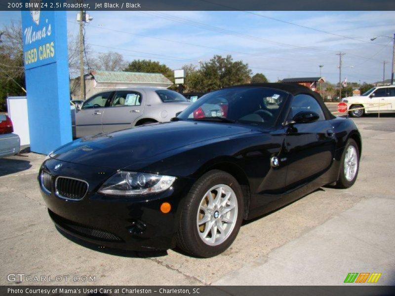 Jet Black / Black 2005 BMW Z4 2.5i Roadster
