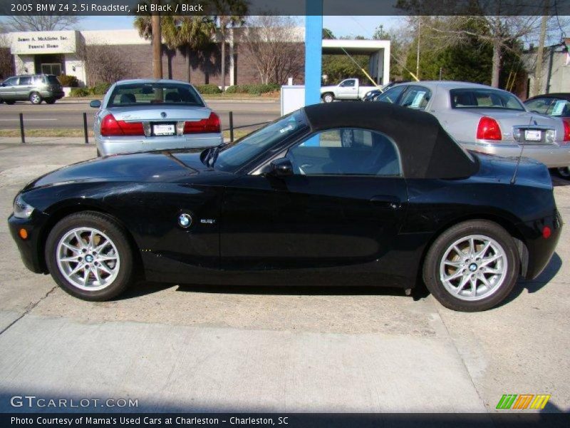 Jet Black / Black 2005 BMW Z4 2.5i Roadster