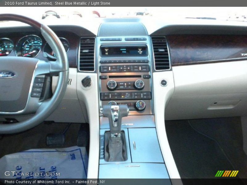 Steel Blue Metallic / Light Stone 2010 Ford Taurus Limited