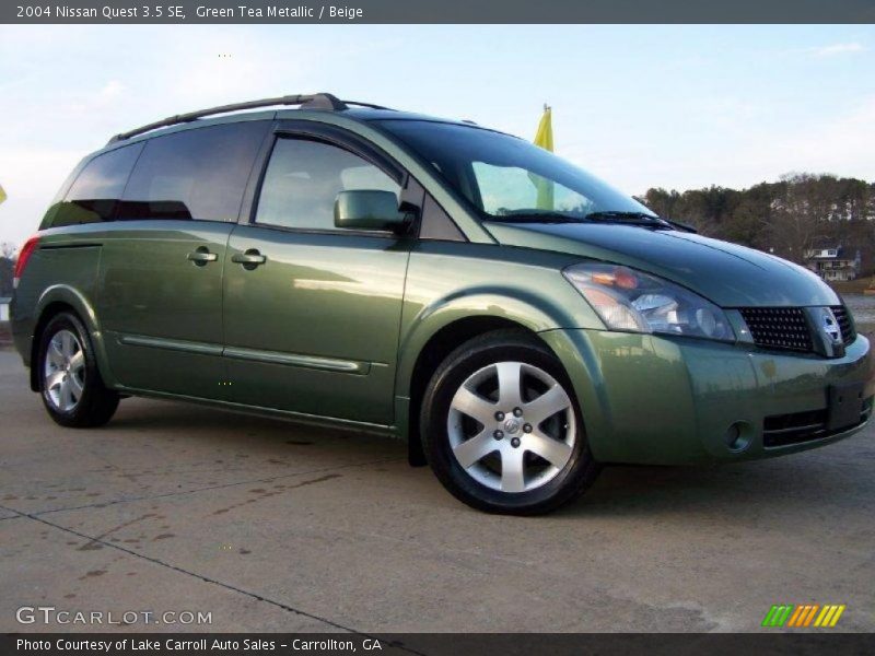 Green Tea Metallic / Beige 2004 Nissan Quest 3.5 SE