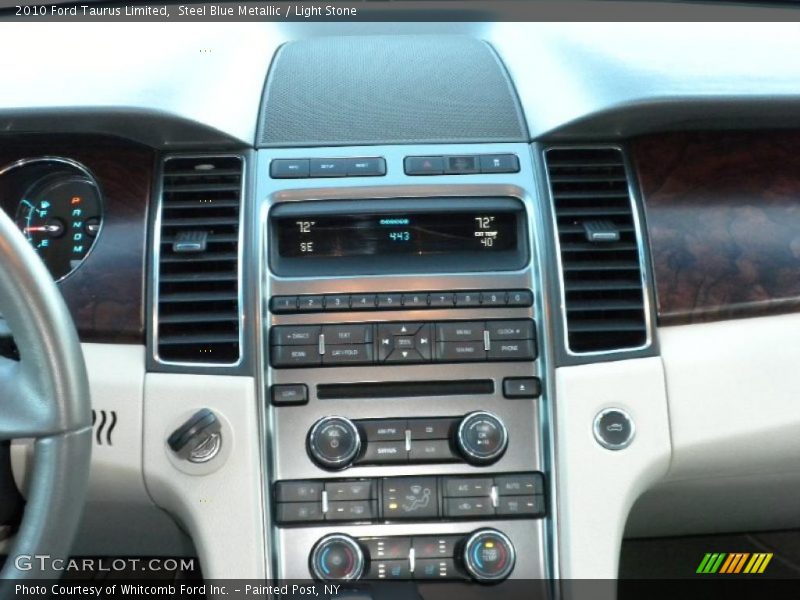 Steel Blue Metallic / Light Stone 2010 Ford Taurus Limited
