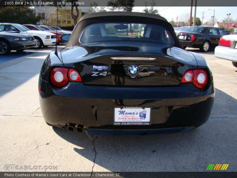 Jet Black / Black 2005 BMW Z4 2.5i Roadster