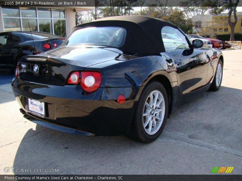 Jet Black / Black 2005 BMW Z4 2.5i Roadster