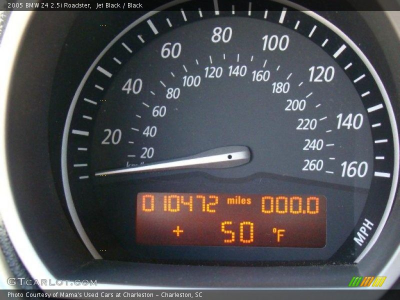 Jet Black / Black 2005 BMW Z4 2.5i Roadster