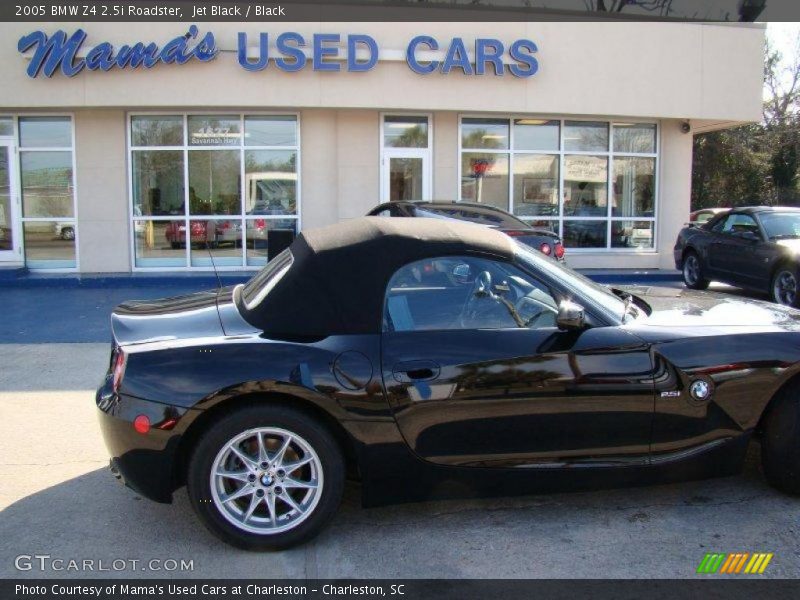 Jet Black / Black 2005 BMW Z4 2.5i Roadster