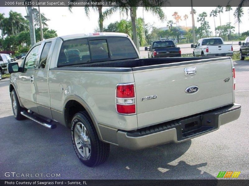 Smokestone Metallic / Tan 2006 Ford F150 Lariat SuperCab