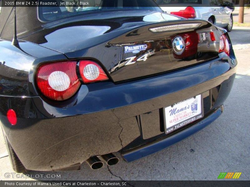 Jet Black / Black 2005 BMW Z4 2.5i Roadster