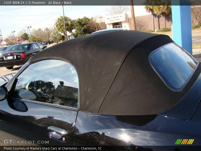 Jet Black / Black 2005 BMW Z4 2.5i Roadster